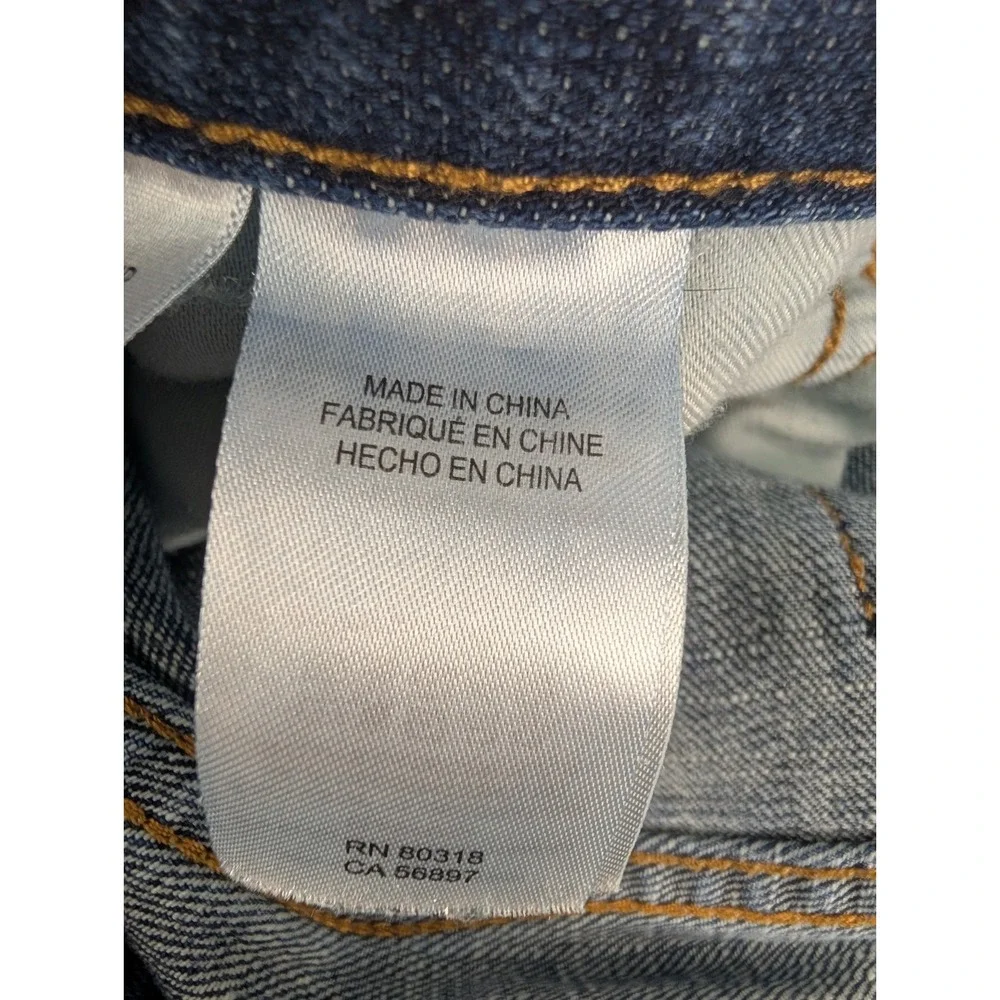 Lucky Brand 181 Relaxed Straight Jeans Men's 40x32(39x31.5) Blue Med Wash Denim